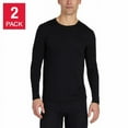 thumbnail image 2 of 32 Degrees Men's 2-Pack Performance Thermal Baselayer Crewneck Top, 2 of 5