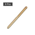 thumbnail image 3 of 1/4-20x3-1/4" Hanger Bolts, 8 Pack Double Ended Screws Wood Dowel Screws, 3 of 5
