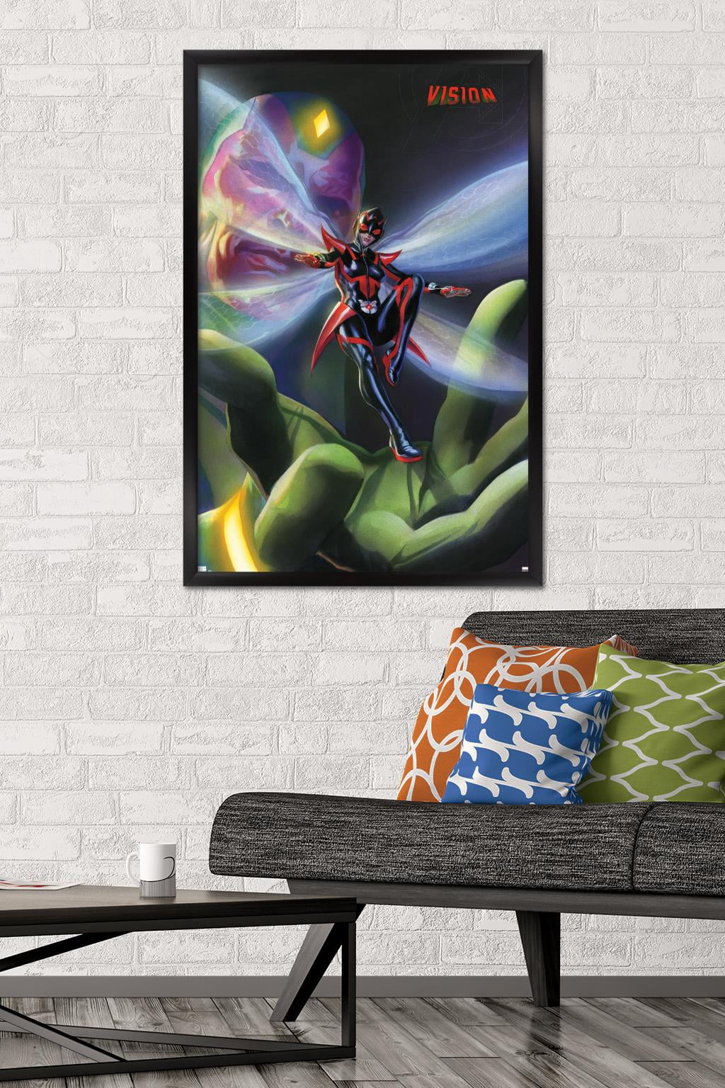 Marvel Comics - Vision - All-New, All-Different Avengers #9 Wall Poster, 22.375" x 34", Framed