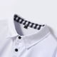 thumbnail image 5 of Blusa y camisa deportiva de manga larga con cuello vuelto para hombre, con botones y cuadros escoceses, 5 of 8