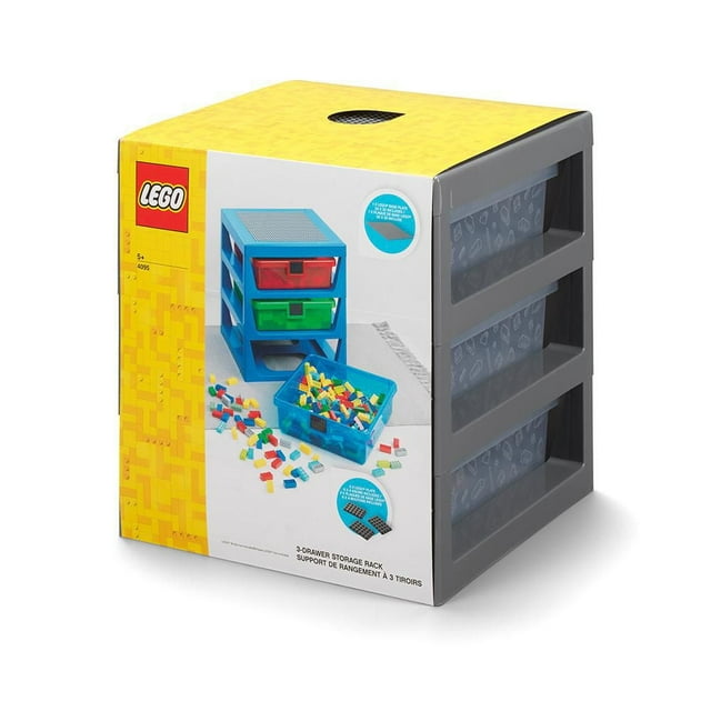 Lego - 3 Drawer Storage Rack
