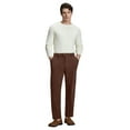 thumbnail image 3 of FEDTOSING Mens Corduroy Pants Classic Fit Stretch Dress Pants Vintage Business Slacks Trousers, 3 of 7