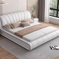 thumbnail image 2 of Luxury Kids Double Bed Nordic Modern Whitr Headboard Twin Double Bed Girl Wood Sleeping Cama Matrimonio Furniture For Bedroom My Lux Decor Round, 2 of 7
