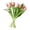 C, variant on 7-Head Short-Stem Tulip Artificial Flowers - Fake Soft Rubber for Home Decor, Realistic Greenery Stems Wedding Bouquet Centerpieces Party Decoration