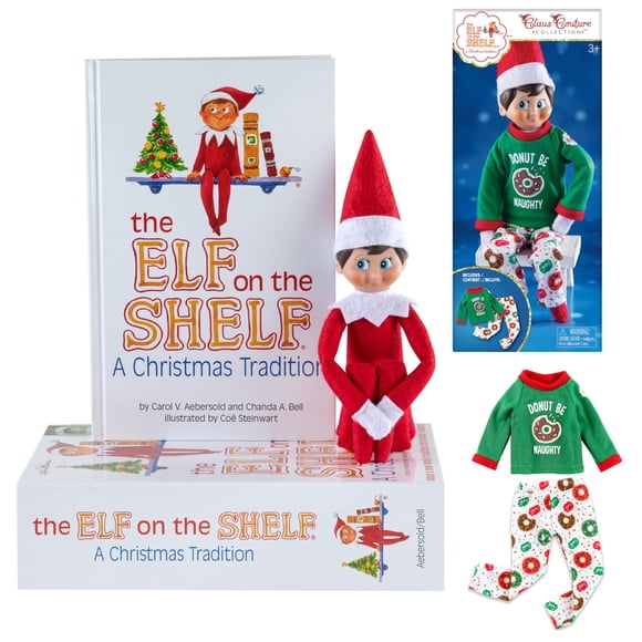 Set de regalo The Elf on the Shelf Boy Elf con conjunto de pijama en forma de rosquilla
