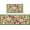 Green, variant on Kitchen Rugs and Mats Non Skid Washable Set of 2,Boho Floral Modern Farmhouse Bohemian Kitchen Runner Rugs with Rubber Backing for Kitchen Decor and Accessories (Beige 17"x47"+17"x30")