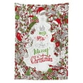 thumbnail image 3 of Ambesonne Christmas Tablecloth Rectangular Table Cover, Santa Snowman Wishes, 60"x84", Multicolor, 3 of 4