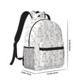thumbnail image 2 of Yiaed Bunny And Bird Print School Backpack College Backpack Daypacks for Students High School Spacious and Durable Daypack for Work and Travel-One Size, 2 of 6