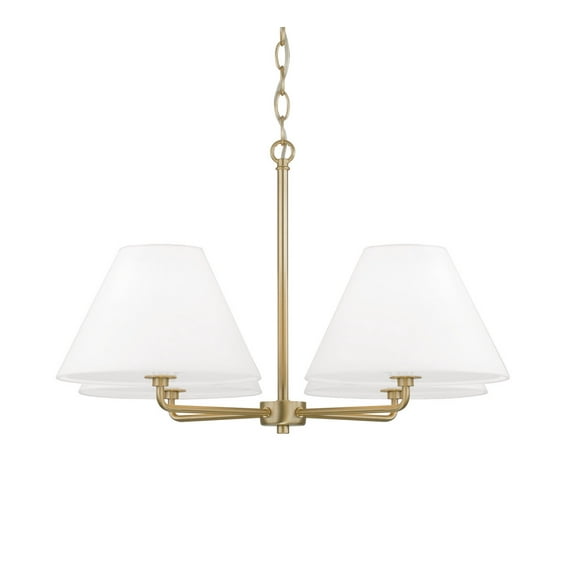Capital Lighting 453242 Parson 4 Light 27" Wide Chandelier - Brass