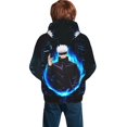 thumbnail image 2 of Ju-jutsu Gojo Kai-sen Kids' Hoodie 3d Print Sweatshirt Soft Pullover Hooded With Big Pockets For Boys Or Girls X-Large, 2 of 8
