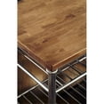 thumbnail image 3 of Pemberly Row Îlot de Cuisine de Style Traditionnel Finition Marron, 3 of 7