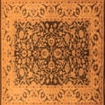 thumbnail image 1 of Ahgly Company Indoor Square Oriental Orange Industrial Area Rugs, 5' Square, 1 of 4