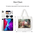 thumbnail image 3 of Honeii Colorful Axolotl Underwater Print Fluffy Shoulder Bag Plush Bags Women Ladies Tote Bag Fluffy Furry Purse Handbag for Autumn and Winter, 3 of 7