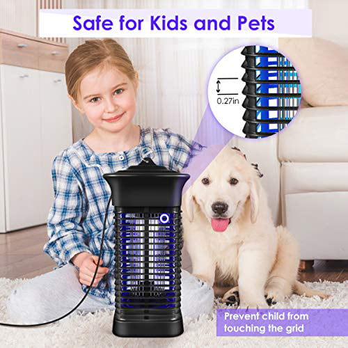 Patio Large Office Outdoor Mosquito Trap with 15W for Camping Garden Backyard Home Kitchen Purifier Bug Zapper Bedroom Dr Electric Mosquito Killer for Indoor and Outdoor