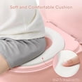 thumbnail image 5 of 2-in-1 Toddler Potty Training Toilet - Larger Potty Chair & Detachable Training Seat for Boys & Girls Ages 1-3 with Flushing Sound, Wipes Storage, Toilet Paper Holder Pink, 5 of 6