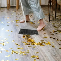 Long Handle Broom for Floor Cleaning with Large Angle for Efficient Sweeping 1 Set for Indoor and Outdoor Use