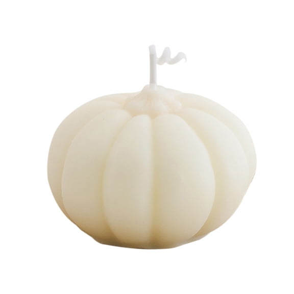 DefiDgd Halloween Fall Pumpkin Shaped Candles,Thanksgiving Pumpkin Candles Halloween Decoration for Home Kitchen Table Decor Halloween Party Supplies