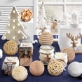 thumbnail image 6 of Set of 8 Decorative Balls for Bowls，2.36 inch Wicker Rattan Balls Decorative Orbs，vase fillers for centerpieces，Bowl fillers for Home Decor (8), 6 of 14
