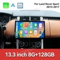 thumbnail image 2 of TPXINXIN Radio de Voiture à Écran Vertical de 13,3 Pouces pour Land Rover Sport 2013-2017 Carplay Multimédia Automobile Android Auto Bluetooth GPS Navigation, 2 of 10