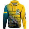thumbnail image 5 of Sudadera con capucha y cremallera con la bandera de las Bahamas, emblema nacional de las Bahamas, estampado 3D, para hombre y mujer, sudaderas de gran tamaño, 5 of 5
