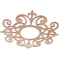 thumbnail image 2 of Ekena Millwork 40"OD x 13"ID x 3/8"T Dijon Wood Fretwork Pierced Ceiling Medallion, Cherry, 2 of 3