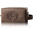 thumbnail image 1 of Neceser de viaje Aganmi personalizado de piel sintética para hombre, 1 of 6