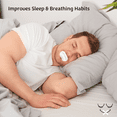 thumbnail image 3 of Snux Premium Mouth Tape for Sleeping and Nasal Breathing - 30 White Sleep Strips - Anti Snoring, 3 of 6