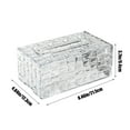 thumbnail image 6 of HongHeng Clearance Under $2.00 Composite Board Cover Scandinavian Tissue Box Household Living Room Coffee Table Drawer Box Transparent Restaurant Drawer Box, 6 of 6