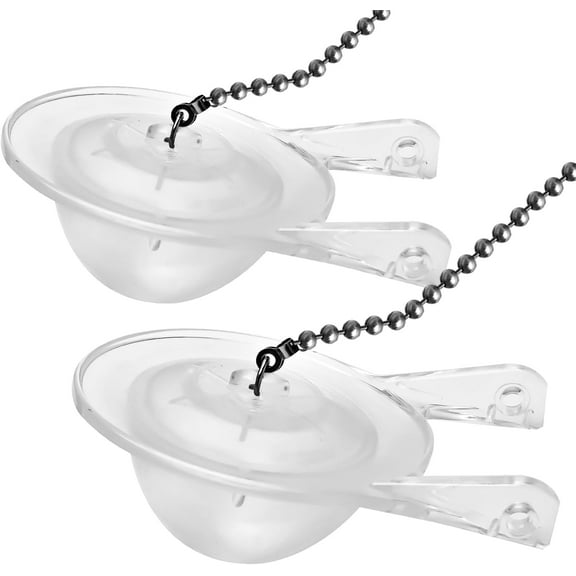 3-Inch Toilet Flappers Replacement Kit for Gerber 99-827, 3 Inch Toilet Flush Valve with Stainless Chain and Hook, High Performance Silicone Toilet Flapper - Reliable To