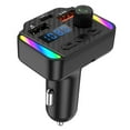 thumbnail image 3 of Dvkptbk Lecteur de Voiture Mp3 Couleurs Lumière Ambiante Bluetooth Mains-Libres Entrée Audio, 3 of 9