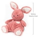 thumbnail image 3 of Gund: Snuggle Conejo Peluche 12 Pulgadas rosa Estándar, 3 of 3