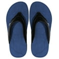 thumbnail image 1 of Men's Thong Sandals flip Flops for Indoor Outdoor and Beach, Blue, 10, 1 of 5
