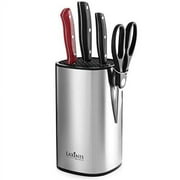 Universal Knife Block, Stainless Steel Knife Holder, Knife Organizer, Modern Rectangular Design, 8.5? by 5?