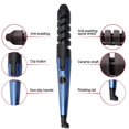 thumbnail image 1 of Rizador de pelo de férula, rizador de pelo de doble propósito, rizador de pelo de clip recto de titanio nano azul, 1 of 3