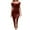Red, variant on OAVQHLG3B Off Shoulder Bodycon Dresses for Women Party Night Midi Solid High Slit Casual Club Cocktail Evening Gown Dress