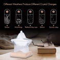 thumbnail image 3 of Weather forecaster Glass Star Glass Bottle with Base Barometer On Home and Office Decoration 150ml, 3 of 8