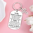 thumbnail image 2 of Sisters in Christ Gifts for Women Christian Gifts Secret Sister Gifts Faith Religious Gifts for Sister in Christ Best Friendship Gift for Friends Women Inspirational Gifts for Sister in Christ, 2 of 6