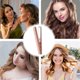 thumbnail image 3 of 2 in 1 Hair Straightener and Curler Ceramic Flat Iron Fast HeatUp USB Charging Pink, 3 of 4