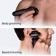 Braun Beard Shaver Series 5 for Men, with 3 AquaFlex Blades, SkinGentle Foil, Black