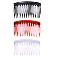 thumbnail image 3 of Women Fashion 2pcs 16 Tooth Plastic Hair Comb Insert Comb Extended Classic CombBangs Comb Old Hair Comb Accessories, 3 of 3