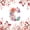 Colorful C, variant on Catabedysis Flowers ABC Print N 7-Piece Twin Bedding,Personalized Monogrammed Gifts Bedding Comforter Set,Pink Reversible For Girls