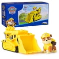 thumbnail image 1 of Camion Jouet Pat' Patrouille Bulldozer de Rubble avec Figurine de Collection, 1 of 9