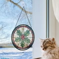thumbnail image 5 of Holly & Berries Stained Glass Suncatcher Window Hanging – Unique Window Hanging Gift for Boy, Girl, Family & Friends, Customizable Christmas Tree Decoration Christmas 2025 TCT1BC, 5 of 5