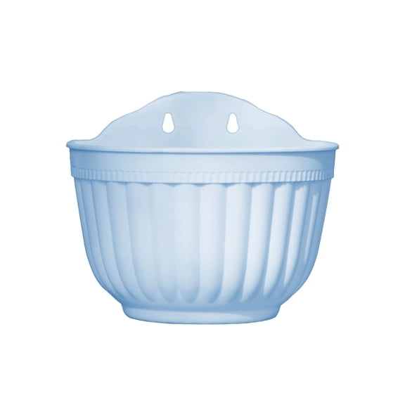 Blue Indoor Outdoor Wall Mounted Planter With Drainage Hole for Decorating Balconies and Terraces Blue 8.26X6.69X4.72 Inch