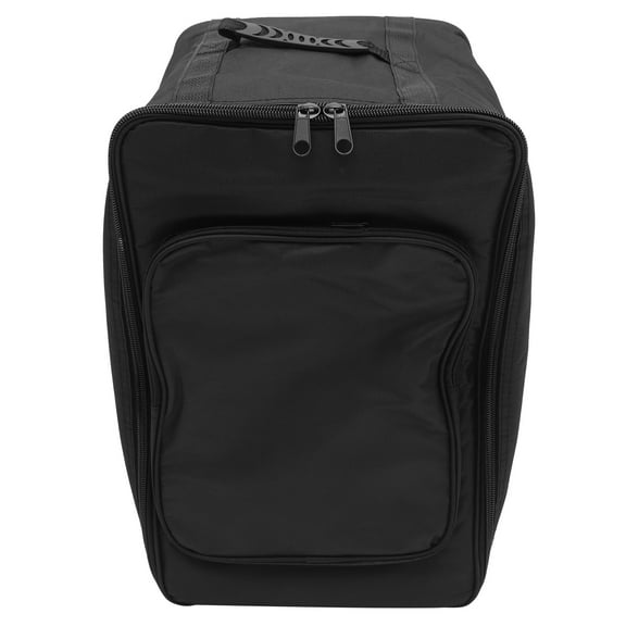 FRCOLOR Drum Bag Cajon Bag Backpack Waterproof Padded Drum Box Case with Handles, Shoulder Strap, Front Pocket, Black, 32 x 32 x 52,20.47"X12.6"X12.6"