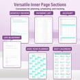 thumbnail image 6 of NIRMIRO 2026-2027 Academic Planner, 8.4"x5.7" Daily & Monthly Planner with Hourly Schedule, July 2026 - June 2027, Includes Monthly Tabs & 4 Stickers for Students & Teachers, 6 of 7