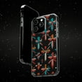 thumbnail image 6 of DistinctInk Hybrid (Acrylic / TPU) Clear Slim Fit Case for Apple iPhone 14 Pro (6.1" Screen) - "Vivid Contrast: Bold Christian Crosses Pattern", 6 of 8