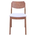 thumbnail image 4 of Desdamona Dining Chair (Set of 2) Light Gray and Walnut, 4 of 6
