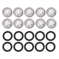 thumbnail image 1 of 10 Pcs Motorcycle Brake Master Cylinder Indicator Light with O-Ring, Diameter: 12mm/0.5in, 1 of 4