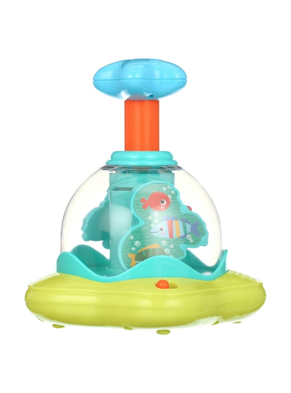Bright Starts Press and Glow Spinner Electronic Learning Toy